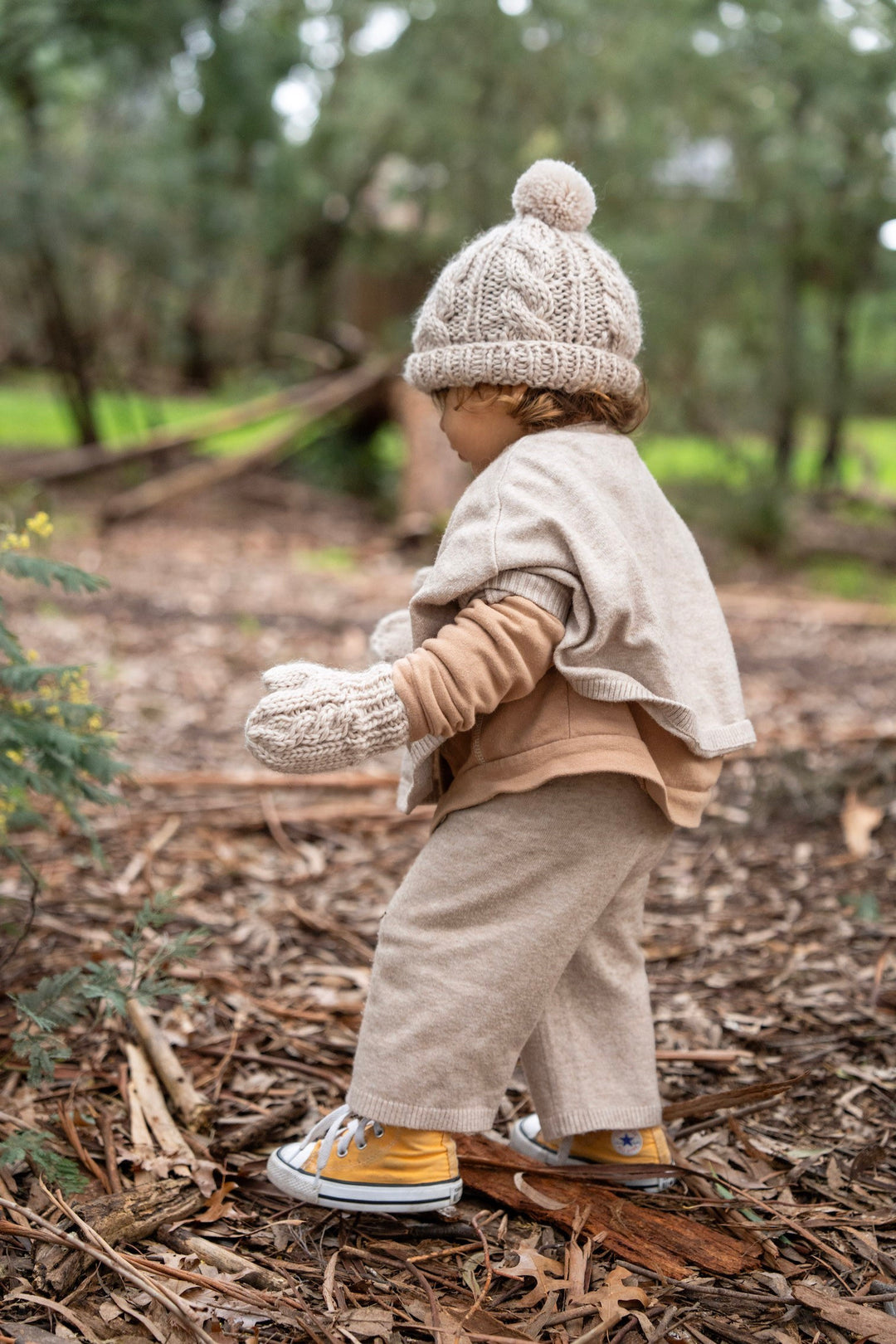 Acorn Free Spirit Mittens - Natural