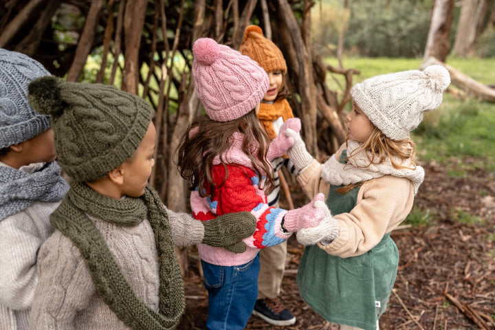 Acorn Free Spirit Mittens - Khaki