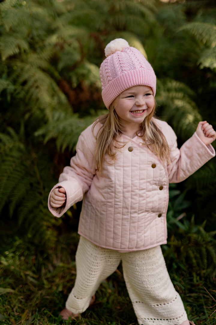 Acorn Copenhagen Merino Beanie Pink
