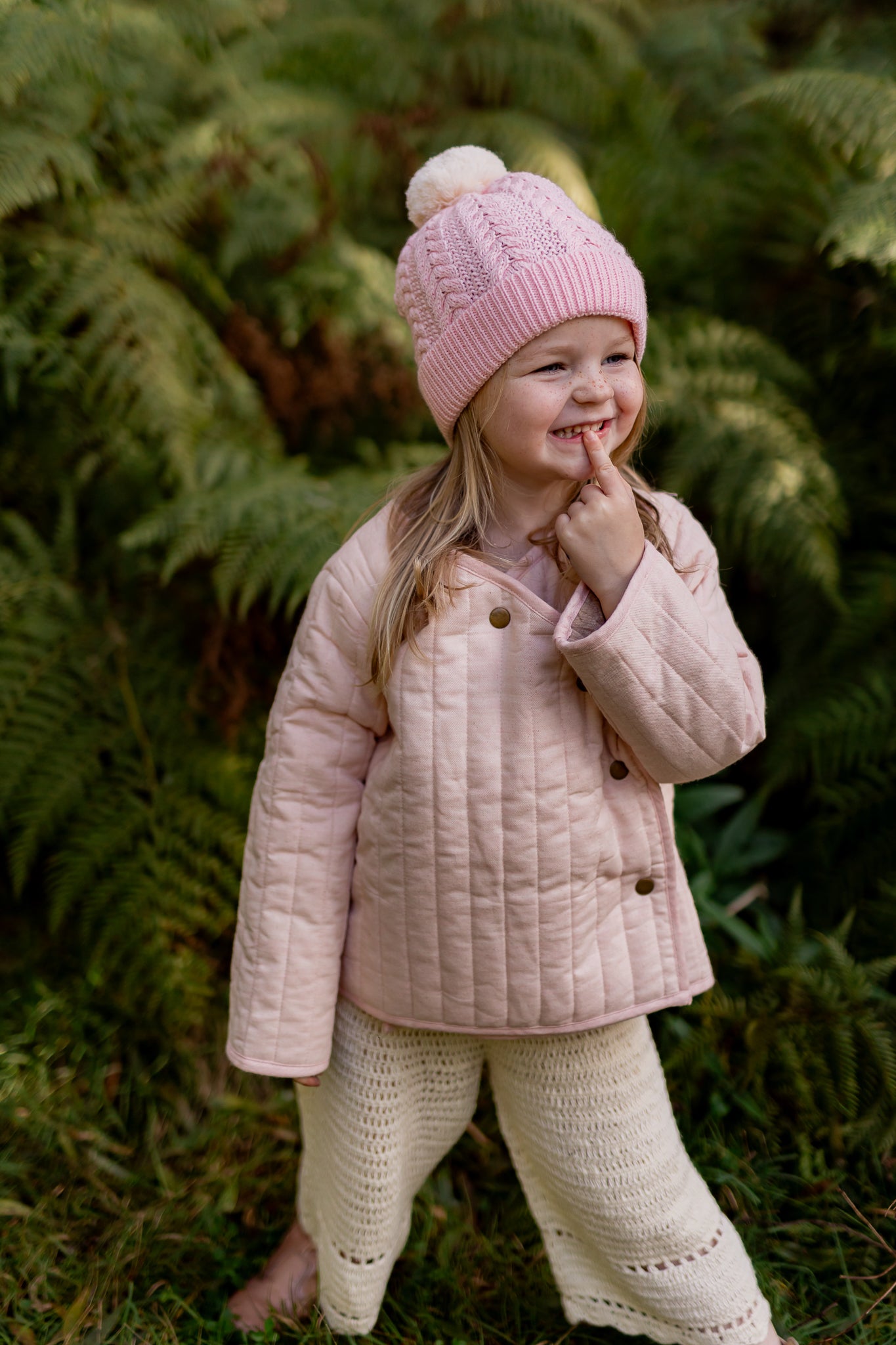 Acorn Copenhagen Merino Beanie Pink