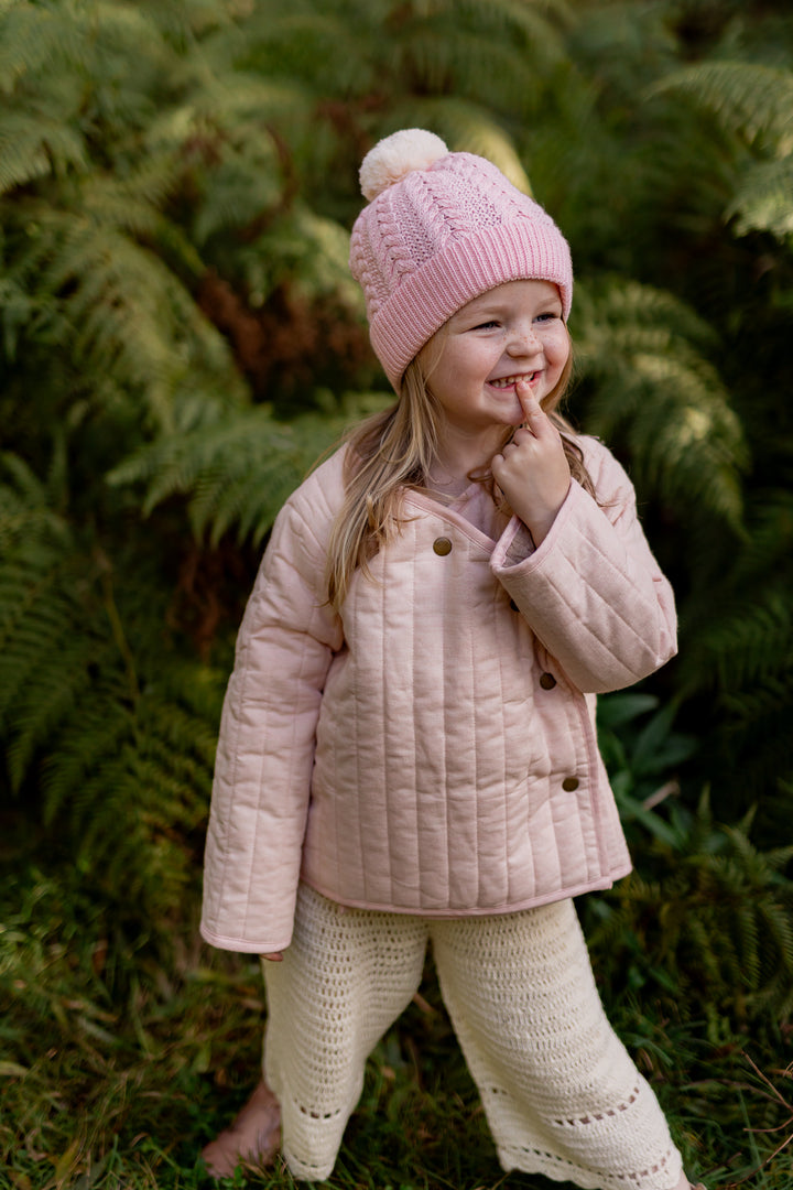 Acorn Copenhagen Merino Beanie Pink