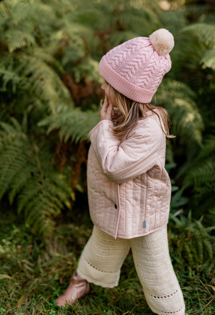 Acorn Copenhagen Merino Beanie Pink
