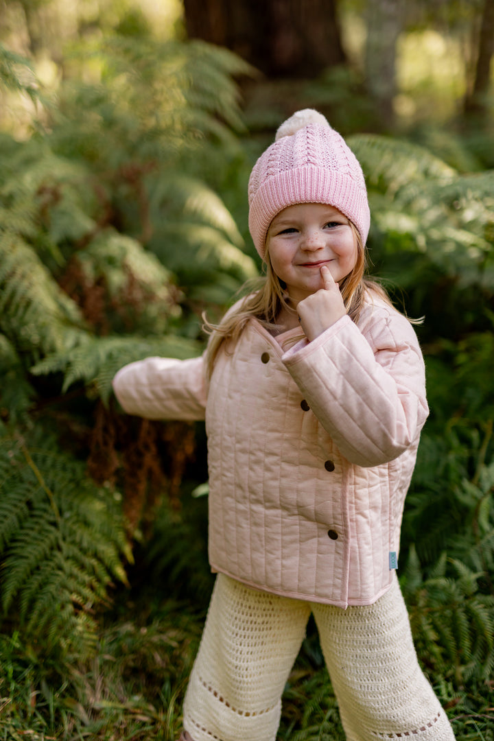 Acorn Copenhagen Merino Beanie Pink