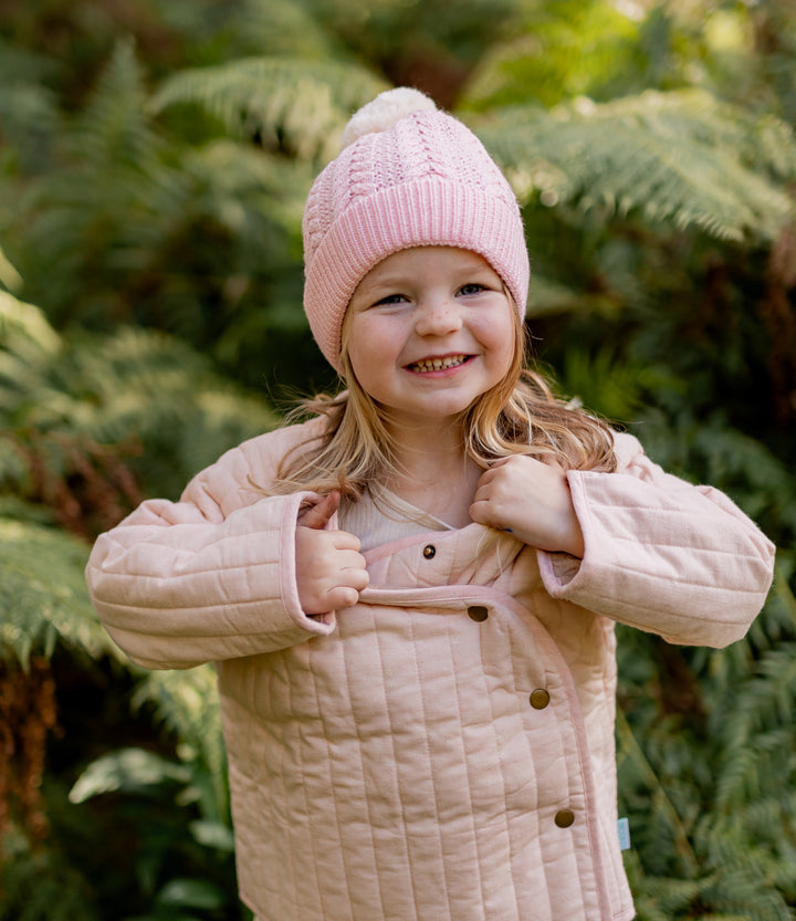 Acorn Copenhagen Merino Beanie Pink