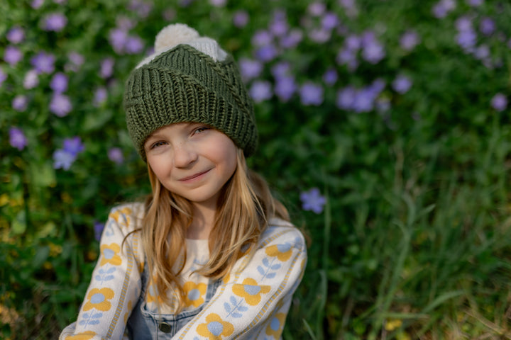 Acorn Mountain Top Beanie Khaki