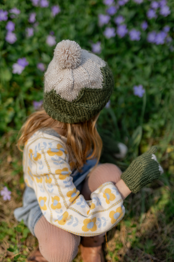 Acorn Mountain Top Beanie Khaki