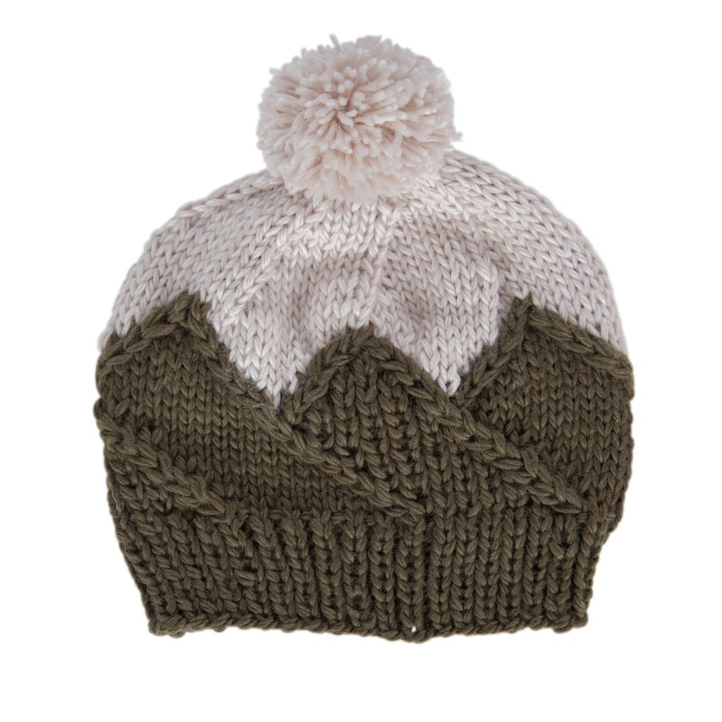 Acorn Mountain Top Beanie Khaki