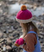 Acorn Wilderness Beanie Fuschia