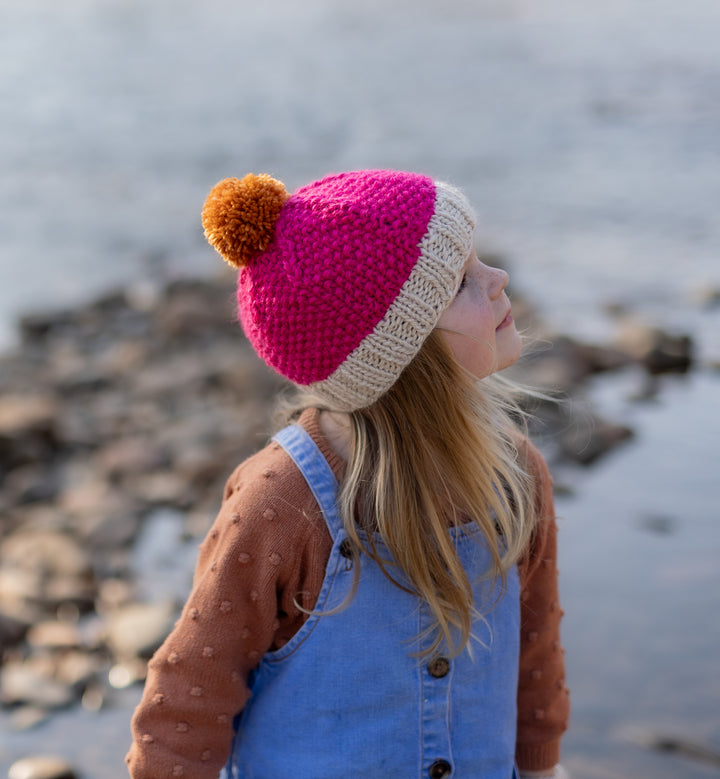 Acorn Wilderness Beanie Fuschia