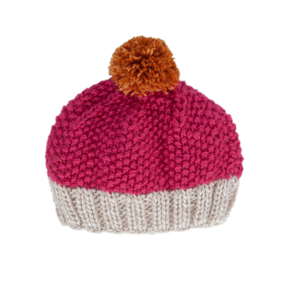 Acorn Wilderness Beanie Fuschia