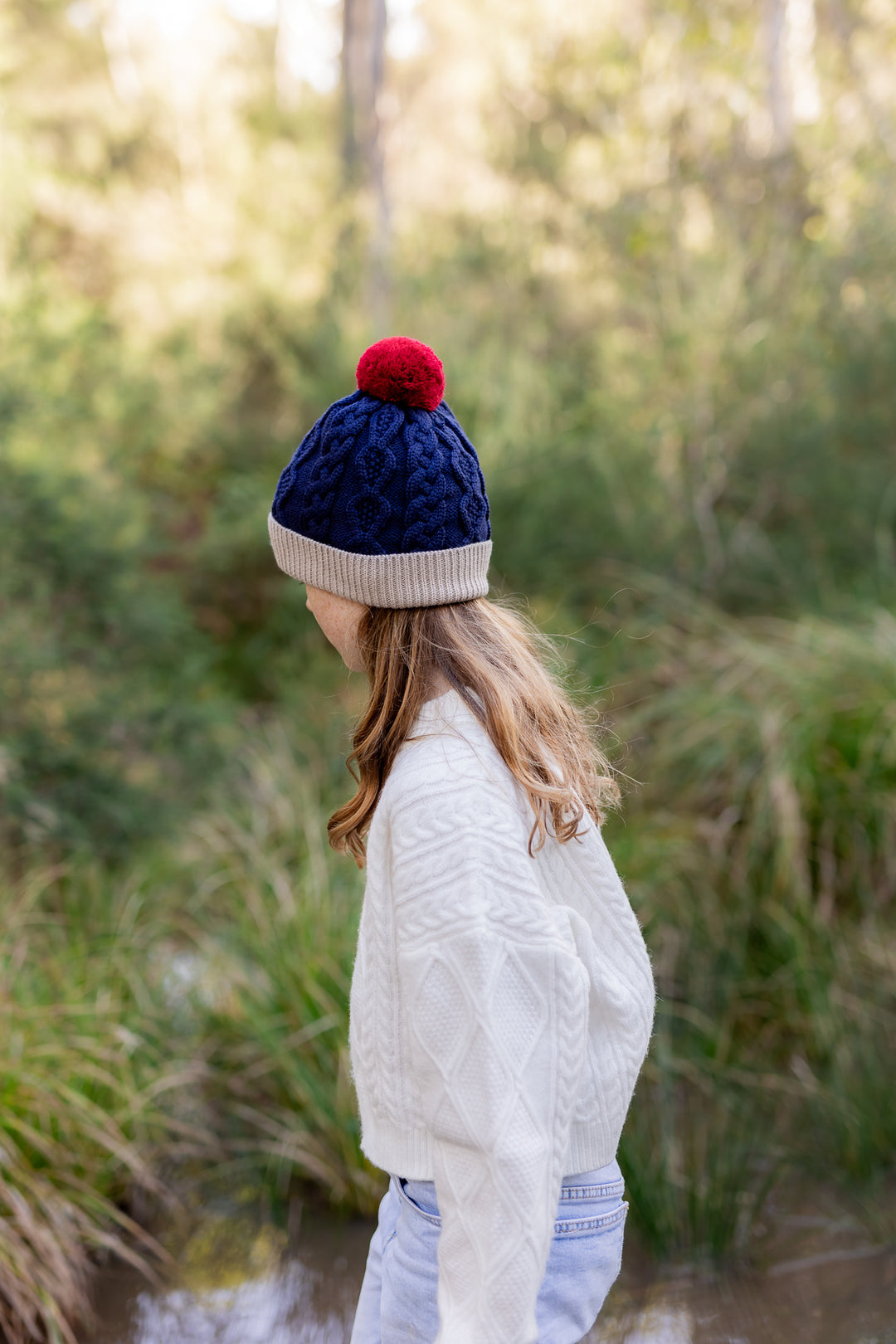 Acorn August Merino Beanie Navy
