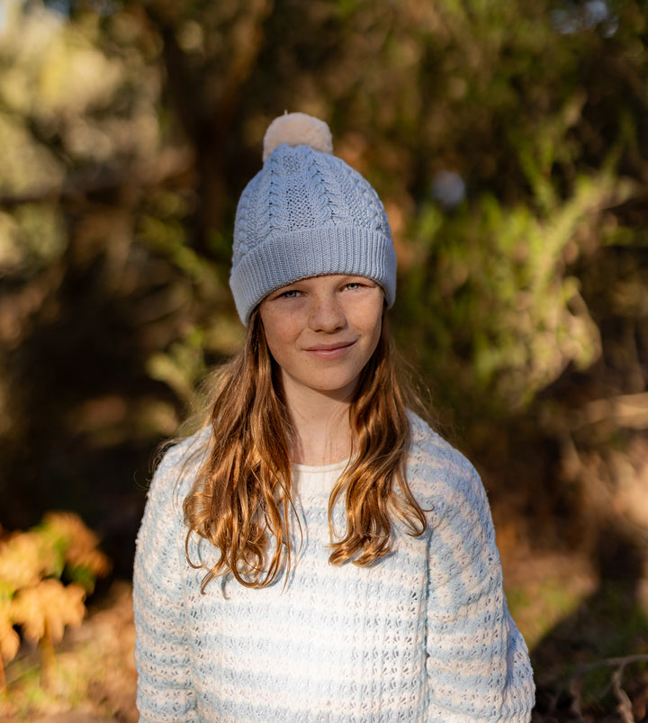 Acorn Copenhagen Merino Beanie Blue