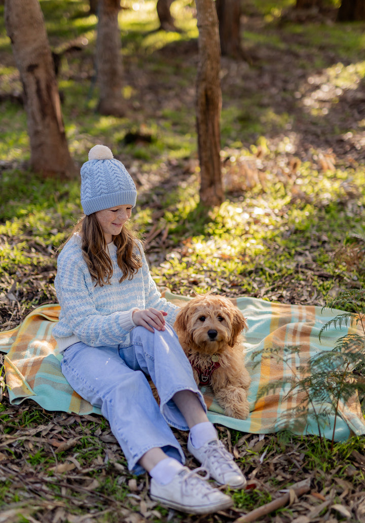 Acorn Copenhagen Merino Beanie Blue