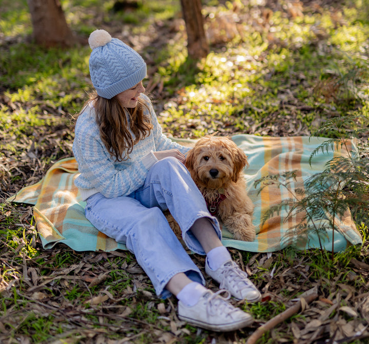 Acorn Copenhagen Merino Beanie Blue