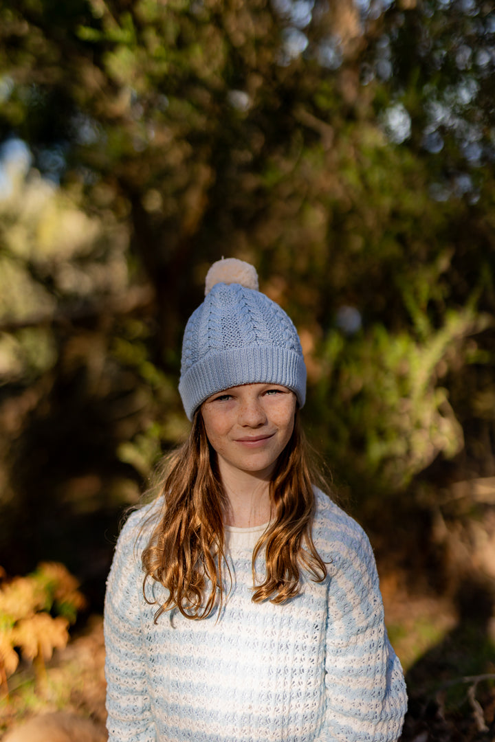 Acorn Copenhagen Merino Beanie Blue