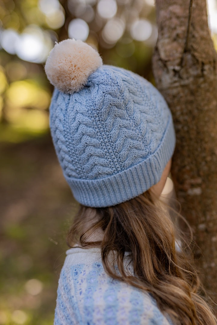 Acorn Copenhagen Merino Beanie Blue