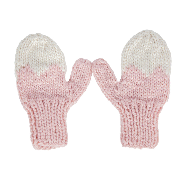Acorn Mountain Top Mittens Pink