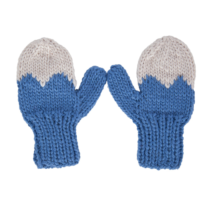 Acorn Mountain Top Mittens Blue