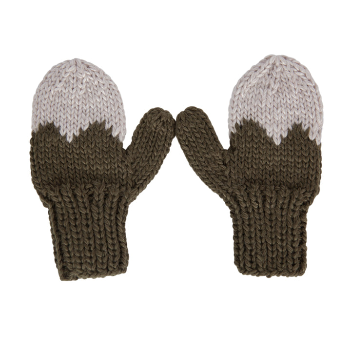 Acorn Mountain Top Mittens Khaki Navy