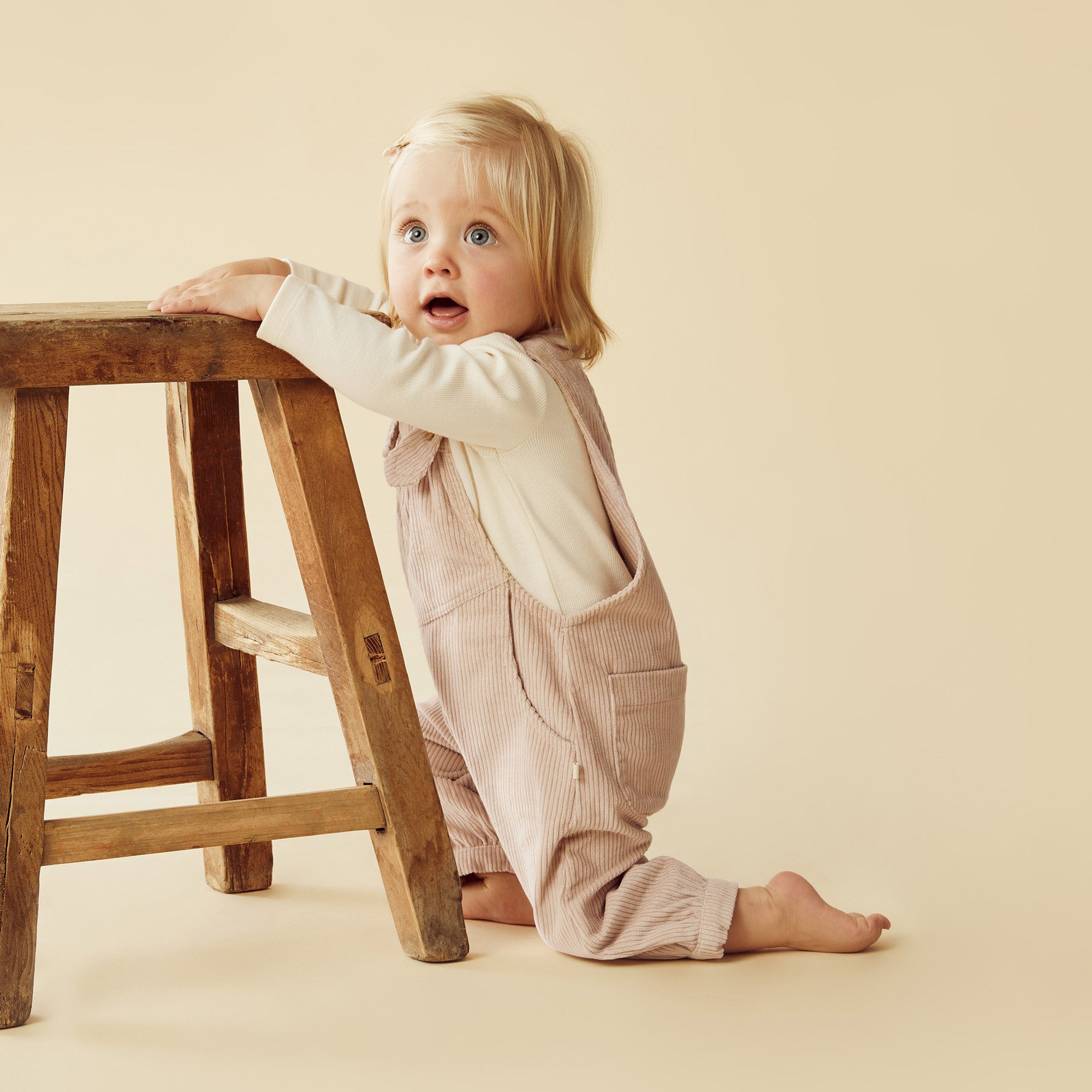 Wilson & Frenchy - Rose Organic Cord Overall