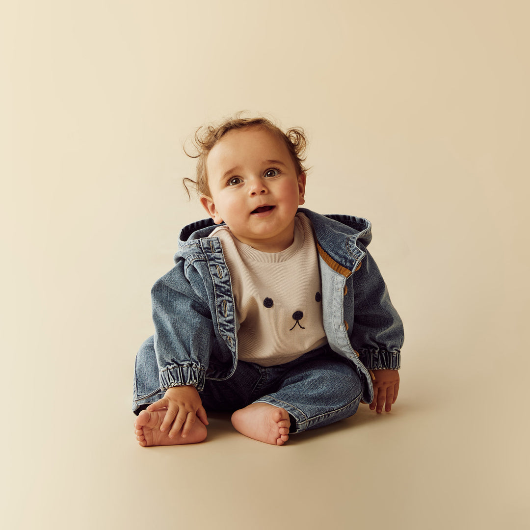 Wilson & Frenchy - Buttermilk Organic Rib Long Sleeved Top