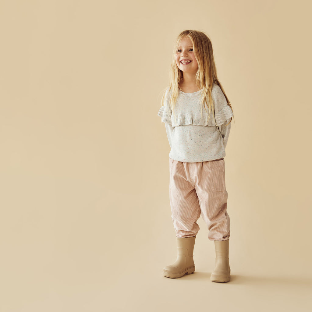 Wilson & Frenchy - Hundreds and Thousands Organic Knitted Ruffle Jumper