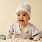 Wilson & Frenchy - Flower Pop Organic Knitted Jacquard Hat