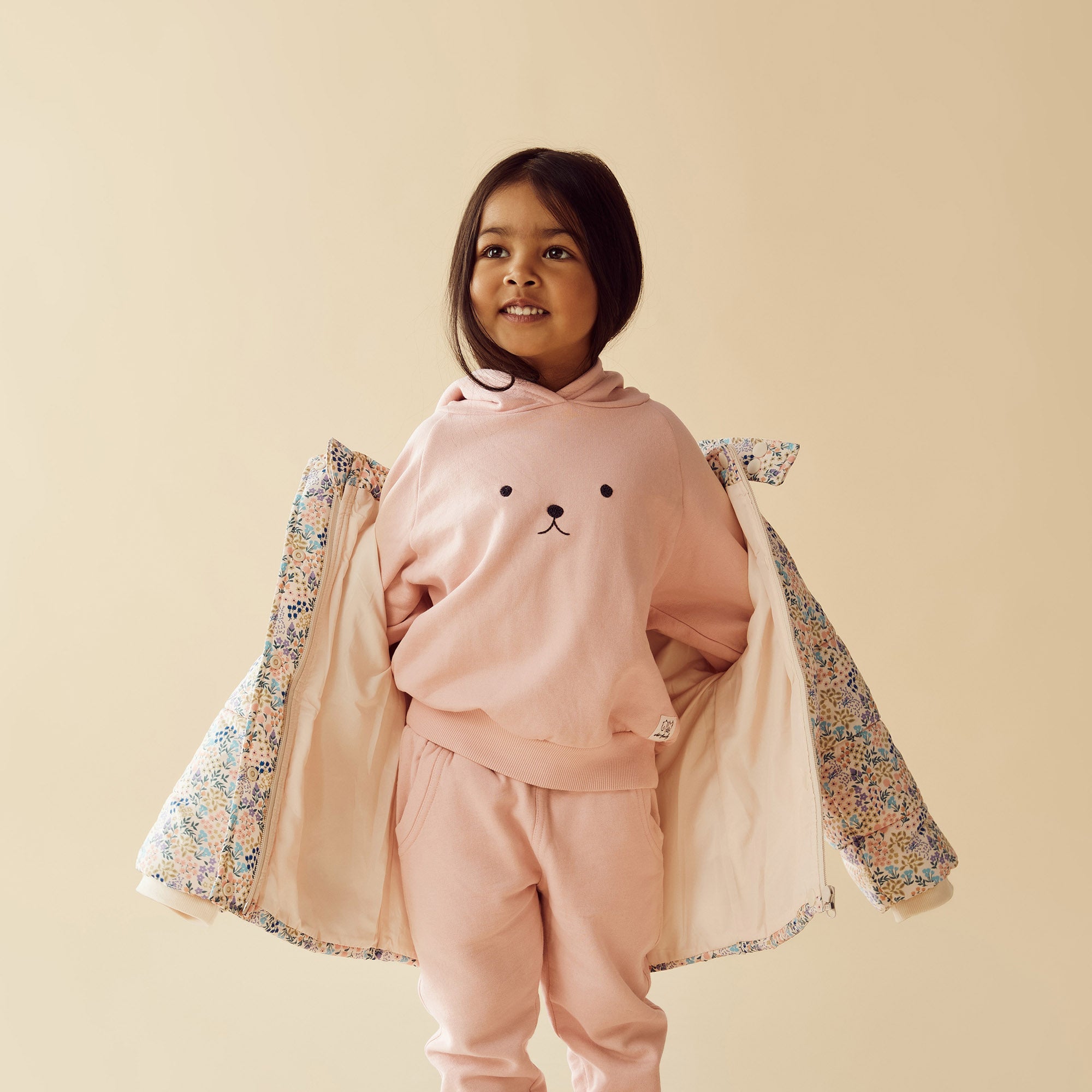 Wilson & Frenchy - Blush Pink Organic Terry Hooded Sweat