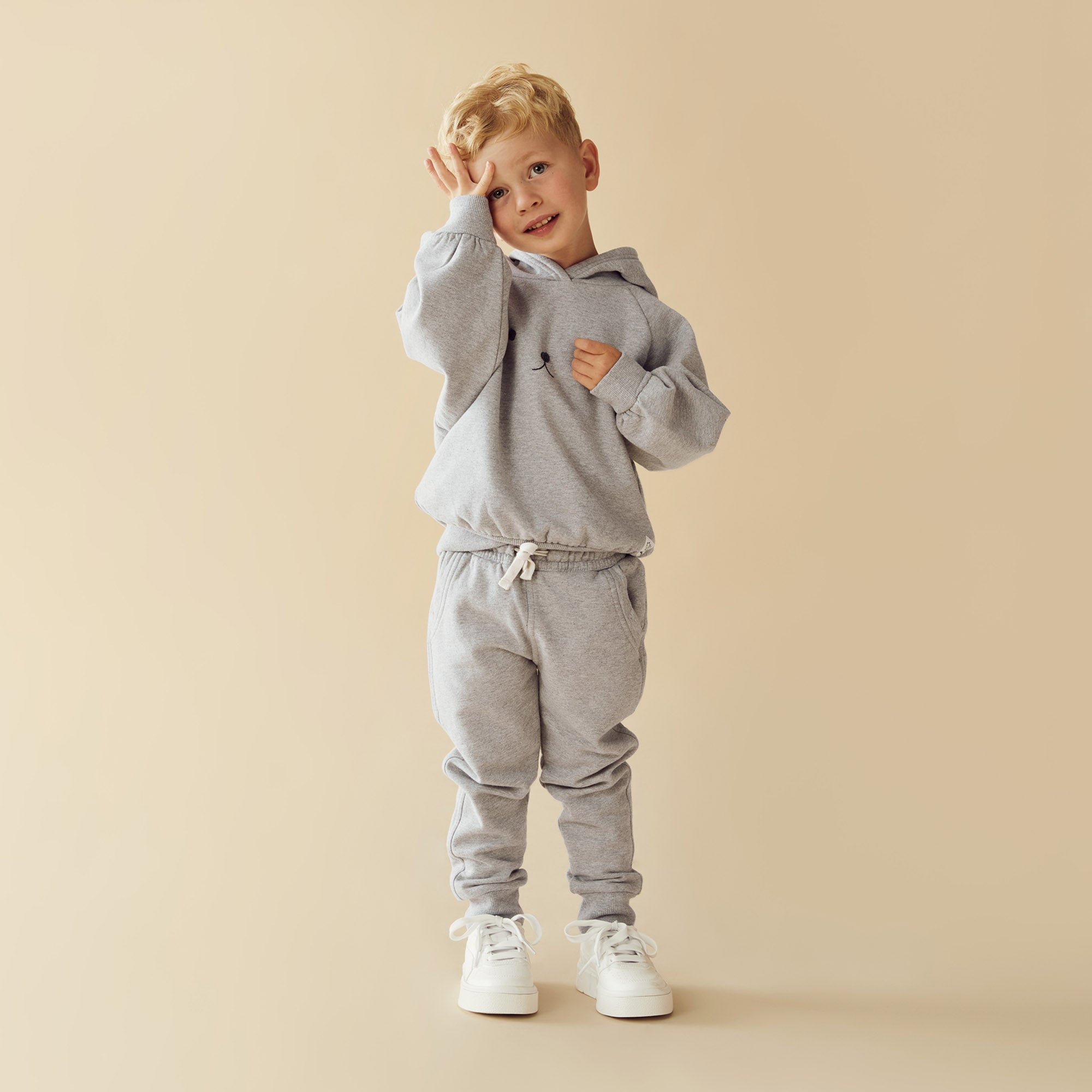 Wilson & Frenchy - Charcoal Organic Terry Hooded Sweat