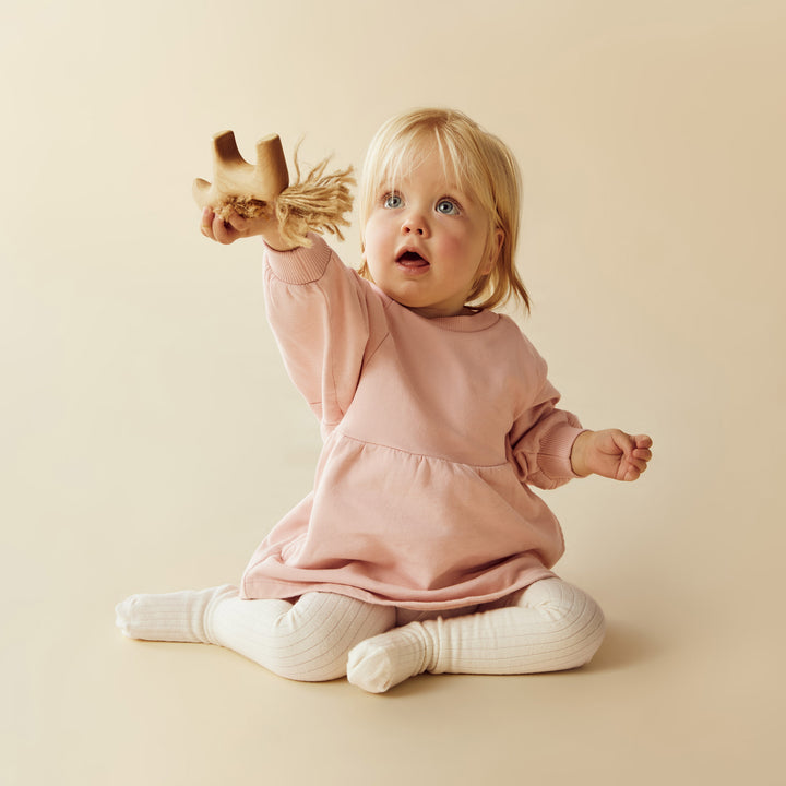 Wilson & Frenchy - Blush Pink Organic Terry Sweat Dress