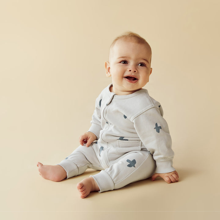 Wilson & Frenchy - Little Sparrow Organic Terry Growsuit