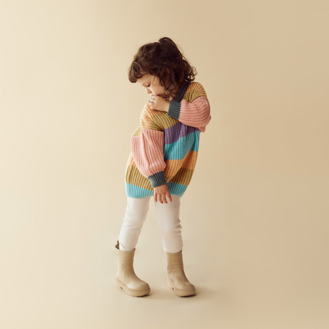 Wilson & Frenchy - Rainbow Organic Knitted Jumper