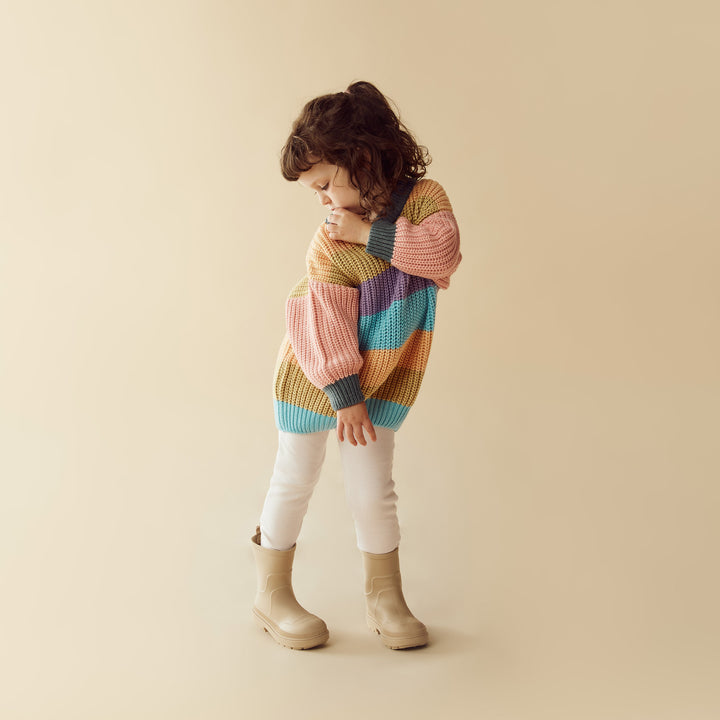 Wilson & Frenchy - Rainbow Organic Knitted Jumper