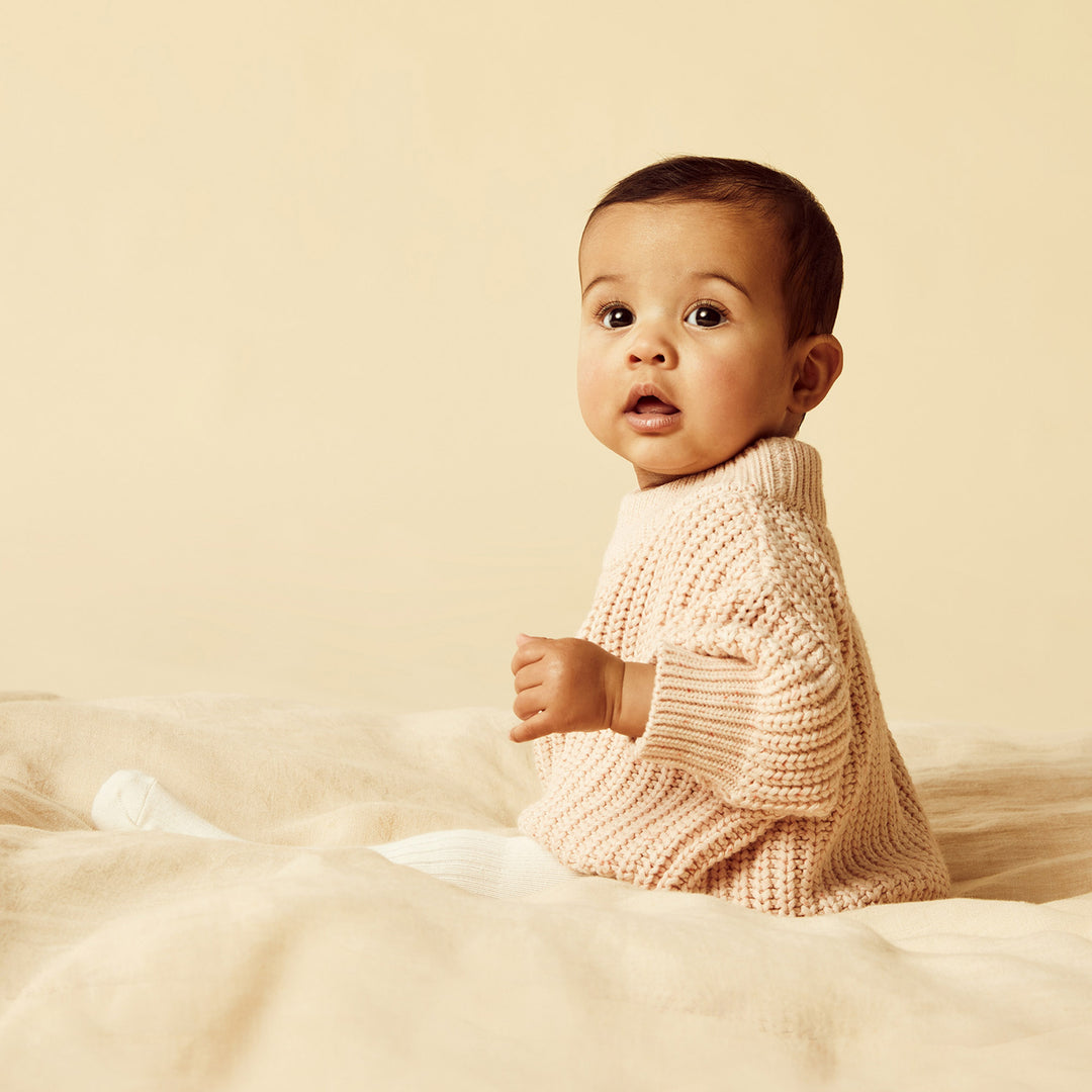 Wilson & Frenchy - Fairy Floss Organic Knitted Jumper