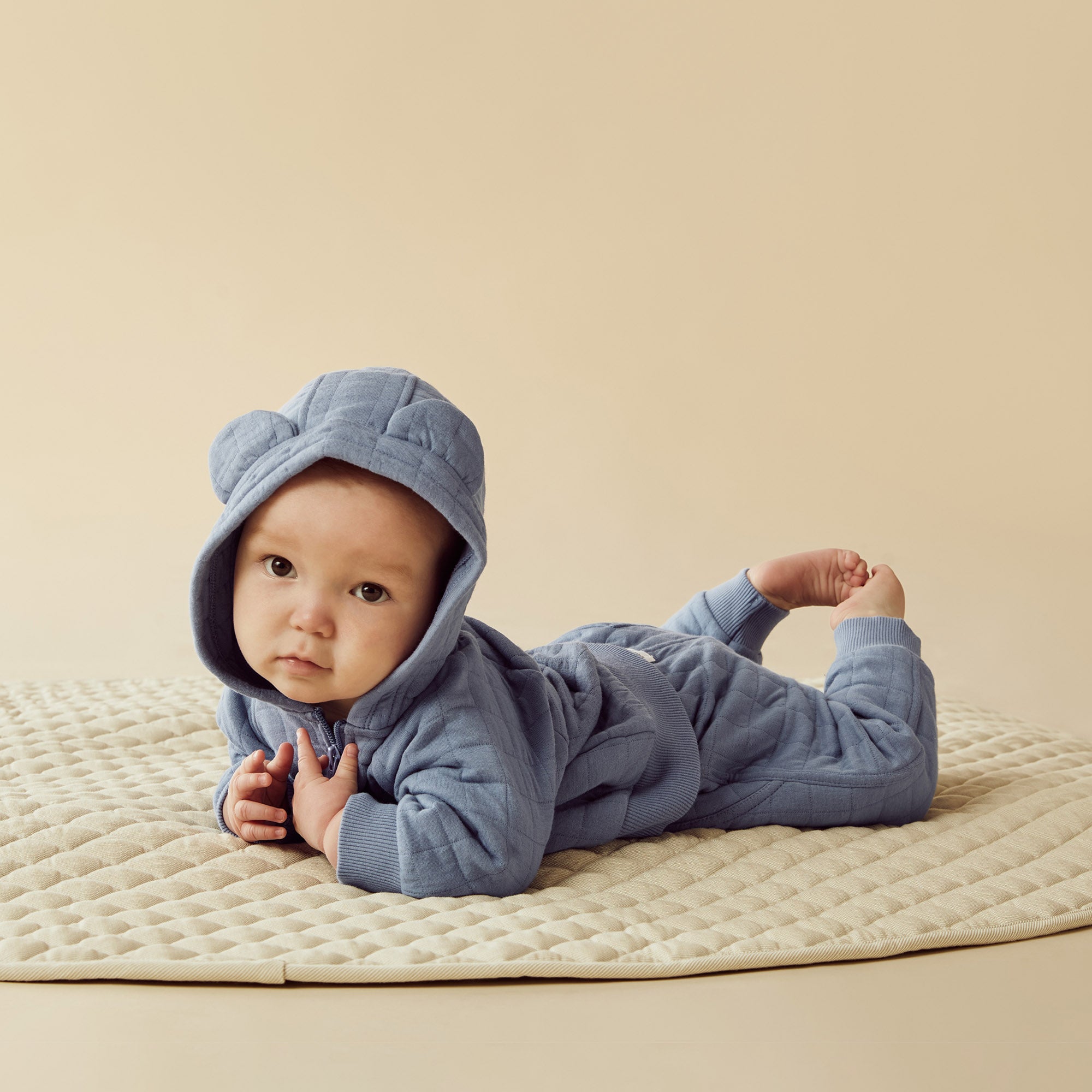 Wilson & Frenchy - Sky Blue Organic Quilted Jacket