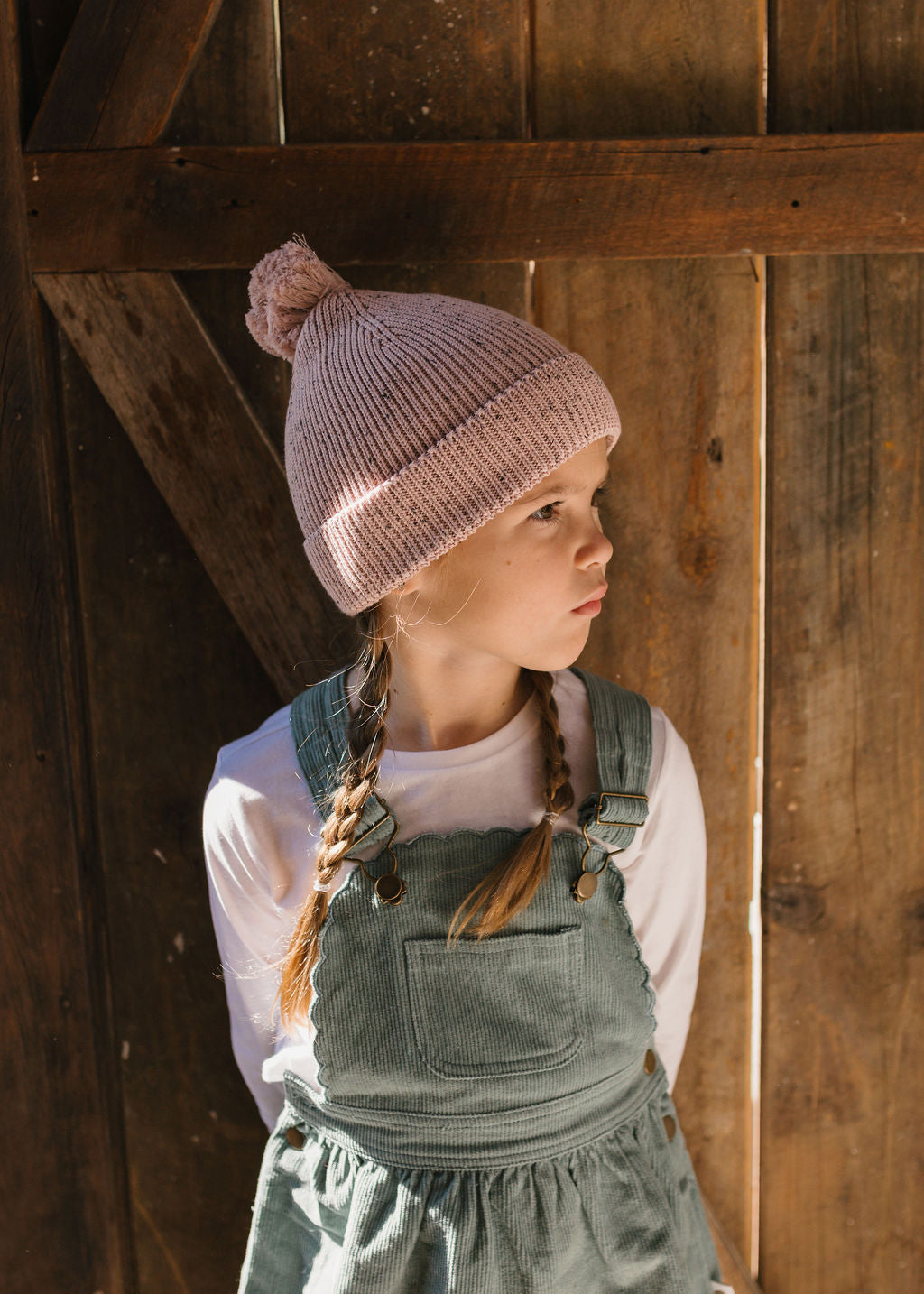 Stargaze Beanie Pink Speckle