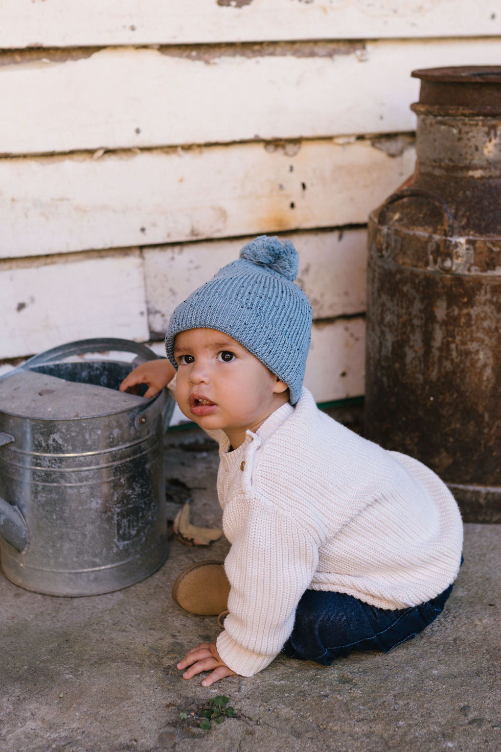 Stargaze Beanie Blue Speckle
