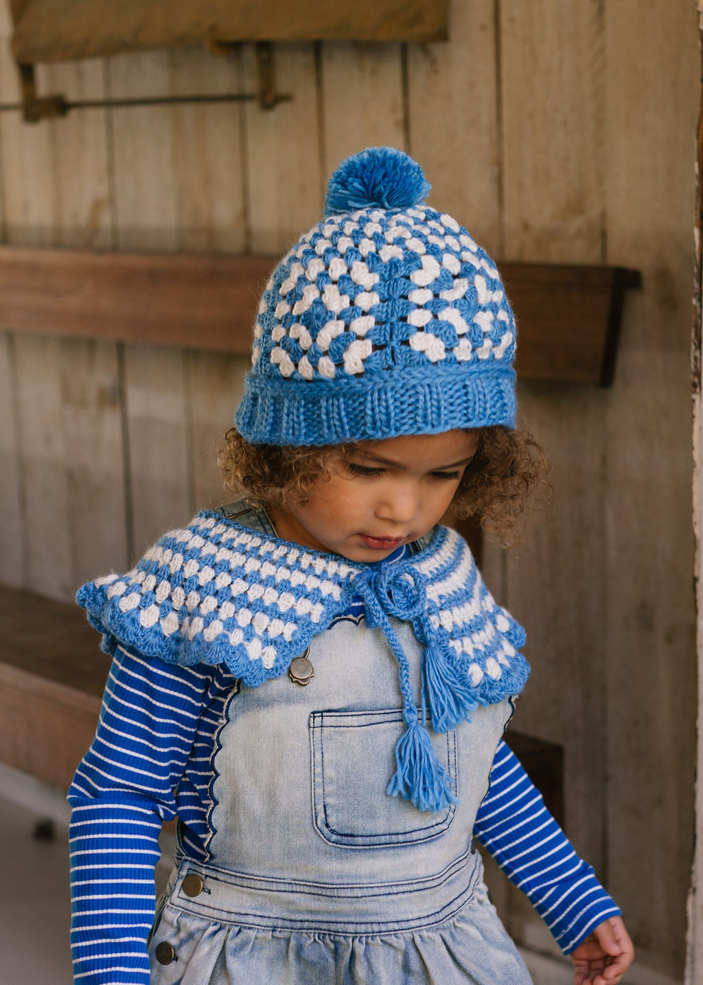 Boho Beanie Blue