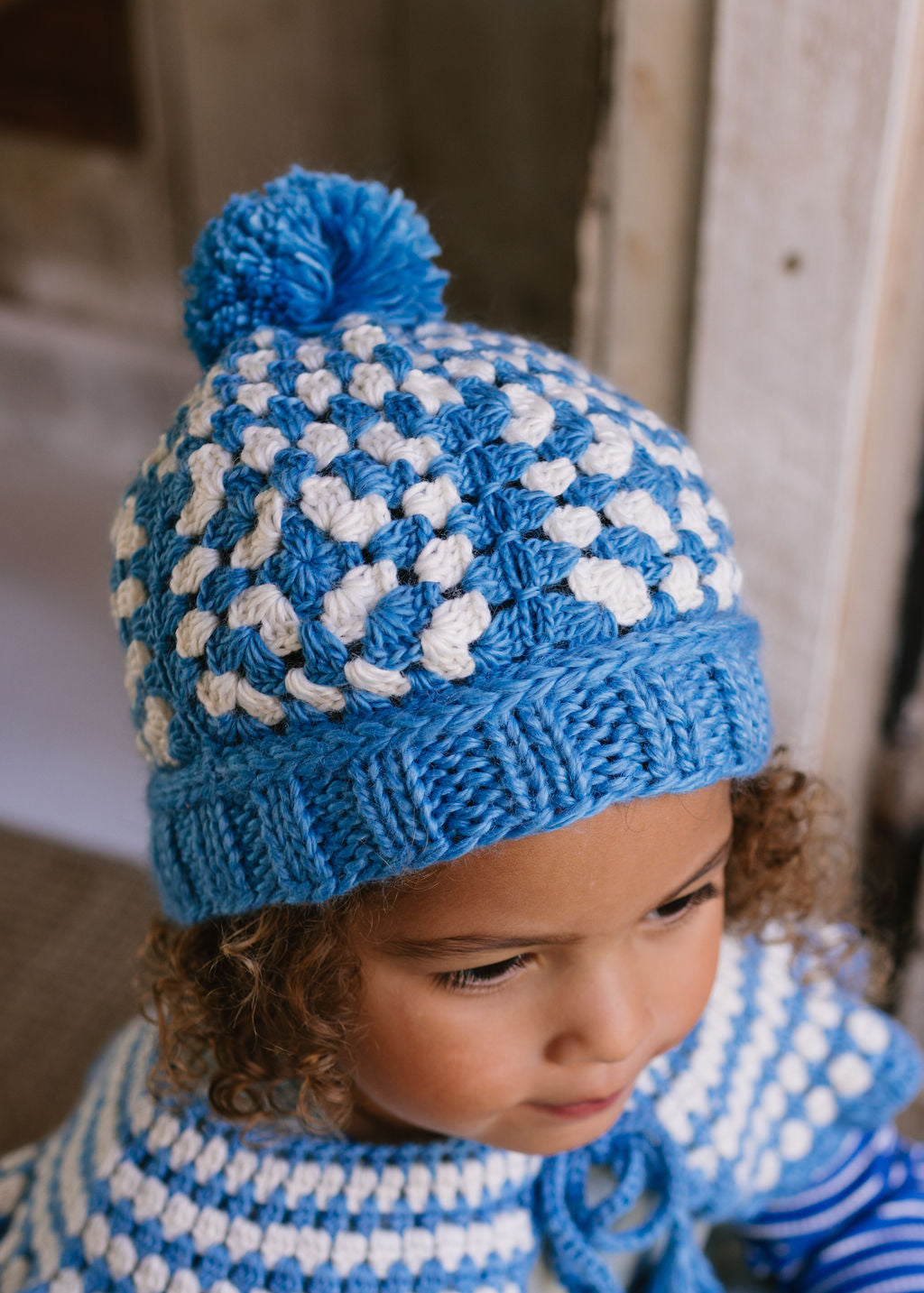 Boho Beanie Blue