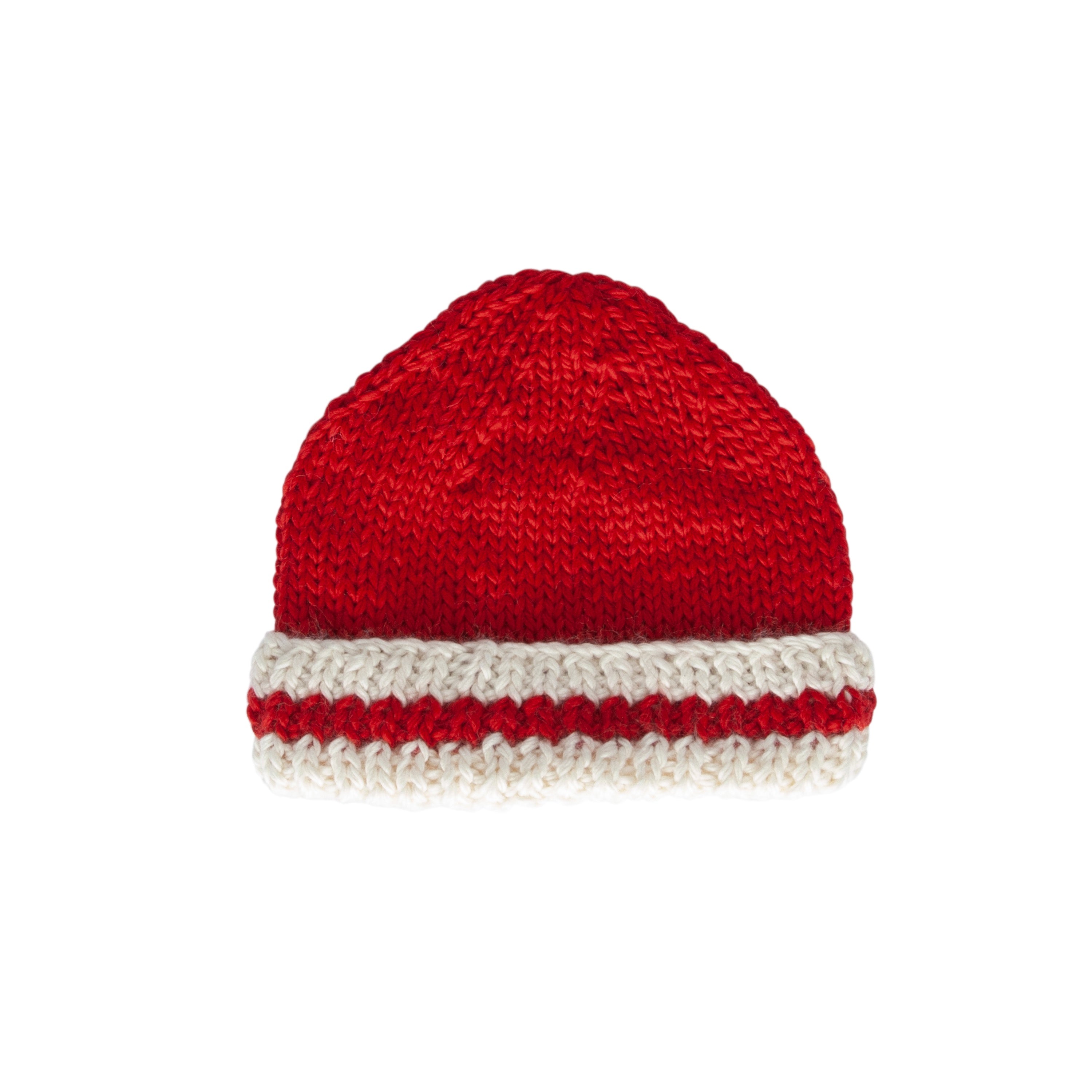 Denmark Beanie Red and Cream