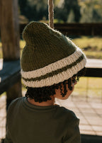 Denmark Beanie Khaki and Cream