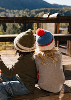 Denmark Beanie Khaki and Cream