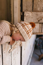 Crossroads Beanie Brown and Caramel