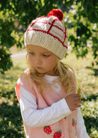 Crossroads Beanie Pink and Red