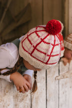 Crossroads Beanie Pink and Red