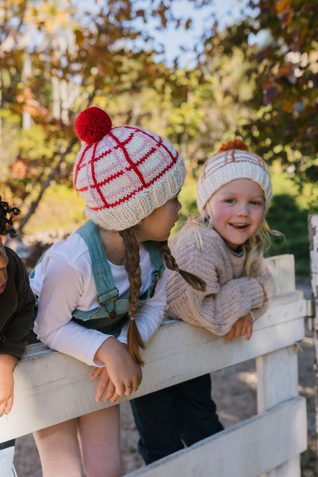 Crossroads Beanie Pink and Red