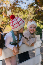 Crossroads Beanie Pink and Red