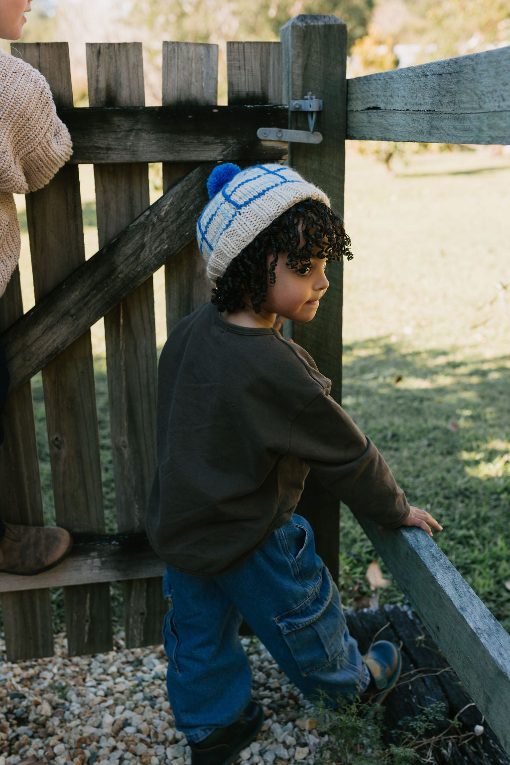 Crossroads Beanie Blue