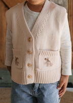 Puppy Dog Merino Vest