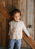 Puppy Dog Merino Vest